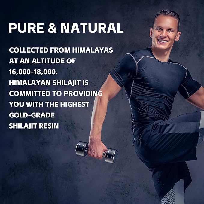 100% Pure Shilajit Resin - Organic Himalayan Shilajit for Men & Women | Rich in Fulvic Acid & 85+ Trace Minerals | Shilajit Pure Himalayan Organic