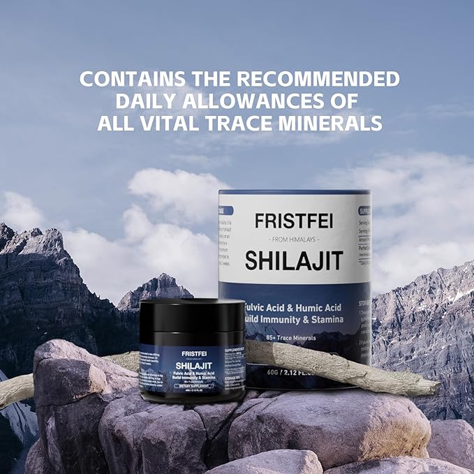 100% Pure Shilajit Resin - Organic Himalayan Shilajit for Men & Women | Rich in Fulvic Acid & 85+ Trace Minerals | Shilajit Pure Himalayan Organic