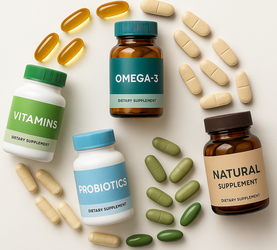CIRCLE PHOTO FOR HEALTH SUPPLEMENTS