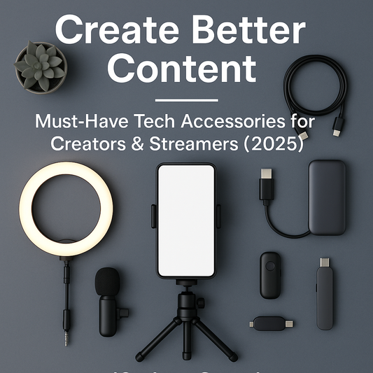 Create Better Content — Must-Have Tech Accessories for Creators & Streamers (2025)