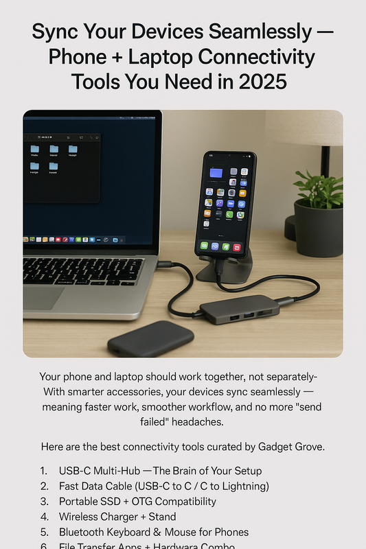 Sync Your Devices Seamlessly — Phone + Laptop Connectivity Tools You Need in 2025