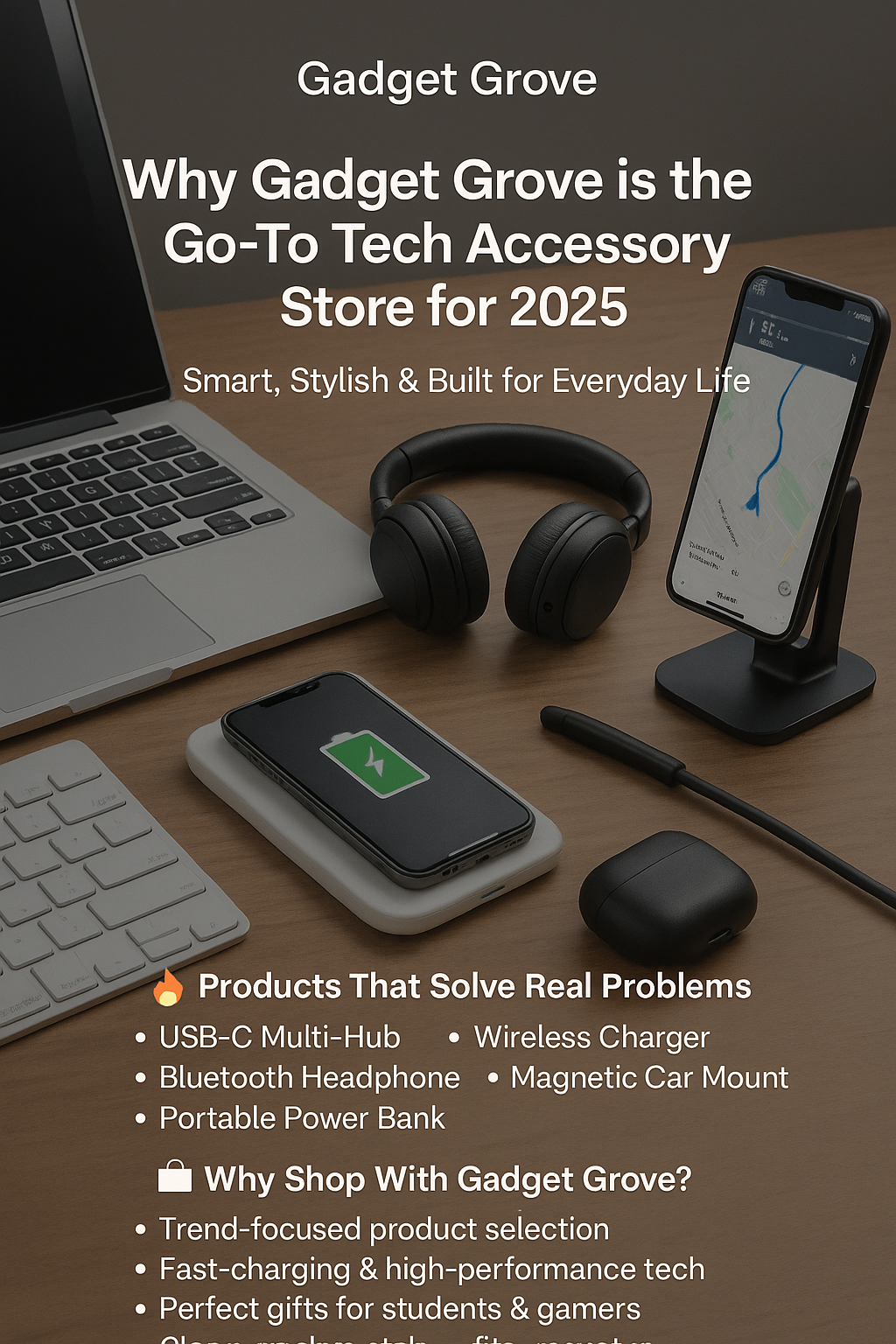Why Gadget Grove is the Go-To Tech Accessory Store for 2025 — Smart, Stylish & Built for Everyday Life