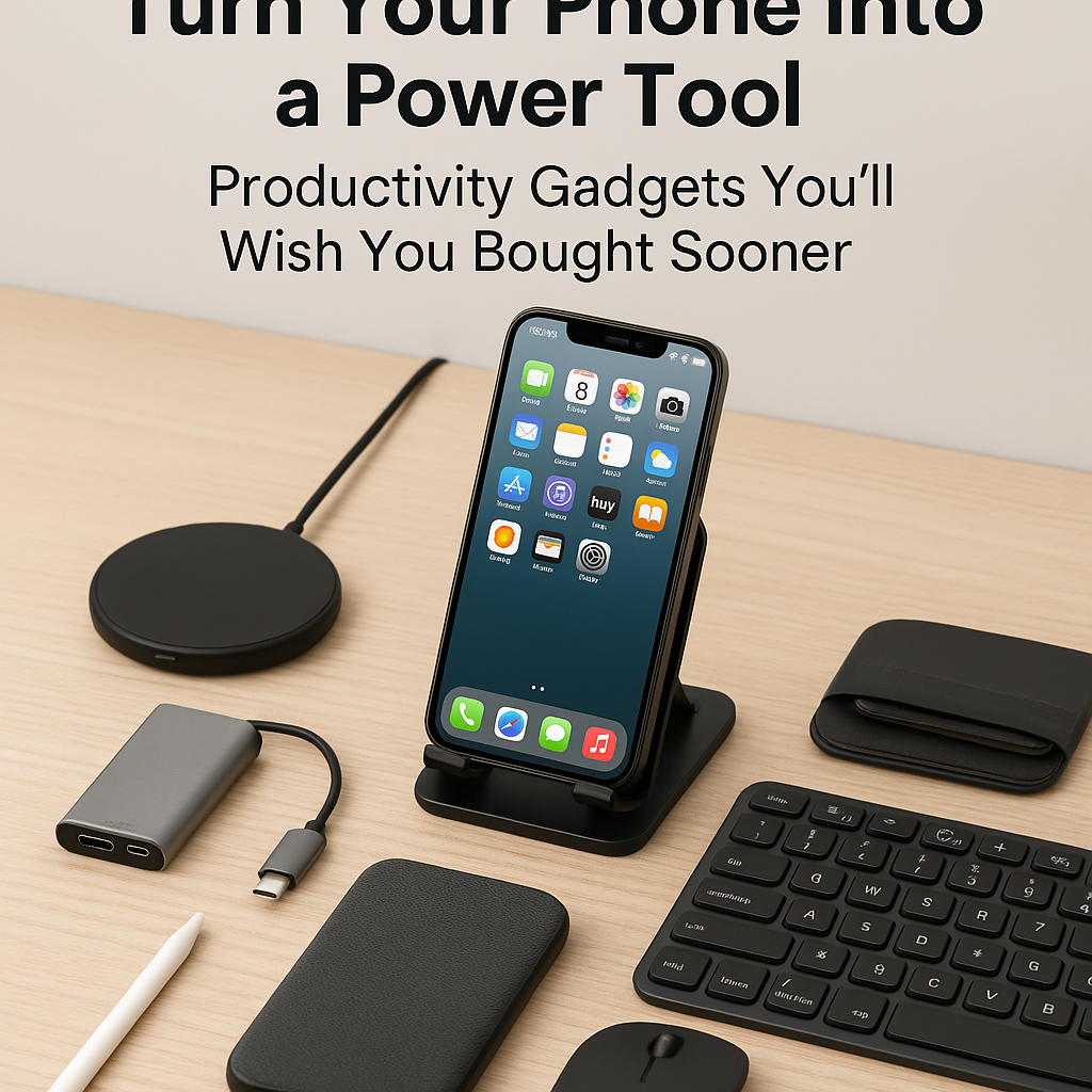 Turn Your Phone Into a Power Tool — Productivity Gadgets You’ll Wish You Bought Sooner