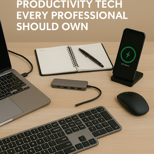 Work Faster, Stay Organized — Productivity Tech Every Professional Should Own