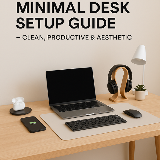 Minimal Desk Setup Guide — Clean, Productive & Aesthetic with Gadget Grove