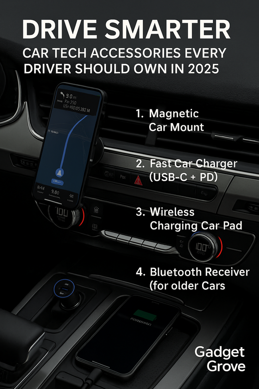 Drive Smarter — Car Tech Accessories Every Driver Should Own in 2025