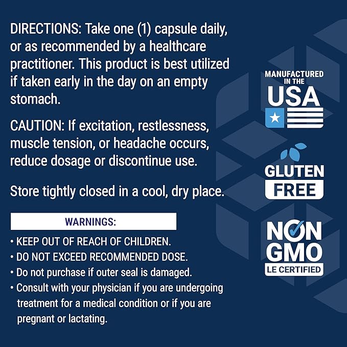 Life Extension DMAE Bitartrate, Supports neurotransmitter Production, 6-Month Supply, Gluten-Free, Non-GMO, Vegetarian, 200 Capsules